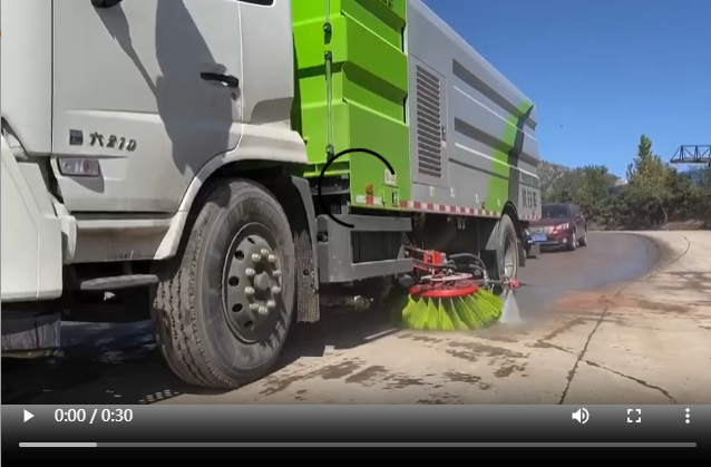 洗掃車(chē)視頻